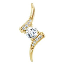 Load image into Gallery viewer, 14K White 1/3 CTW Natural Diamond Pendant
