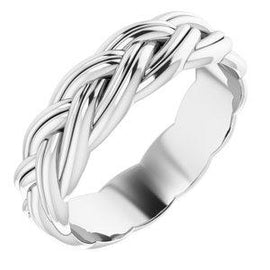 6 mm Woven-Design Band