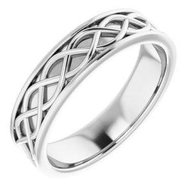 6 mm Woven-Design Band