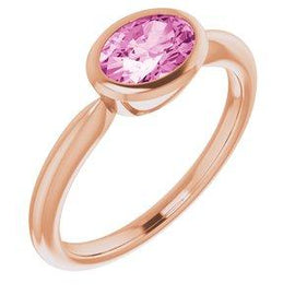 Chatham® Created Pink Sapphire Ring