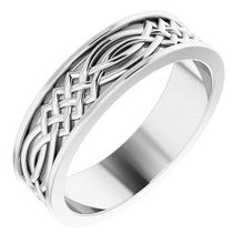 Load image into Gallery viewer, 6 mm Celtic-Inspired Band
