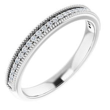 Load image into Gallery viewer, 14K White 1/10 CTW Natural Diamond Anniversary Band
