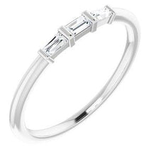 Load image into Gallery viewer, 1/6 CTW Diamond Three-Stone Stackable Ring
