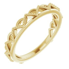 Stackable Crown Ring
