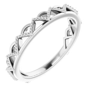 Stackable Crown Ring