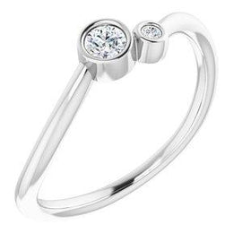 1/3 CTW Diamond Two-Stone Ring