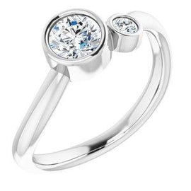 1/3 CTW Diamond Two-Stone Ring