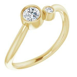 1/3 CTW Diamond Two-Stone Ring