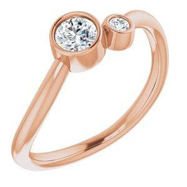 1/3 CTW Diamond Two-Stone Ring