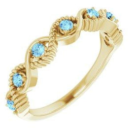 1/5 CTW Diamond Stackable Ring