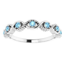 Load image into Gallery viewer, 1/5 CTW Diamond Stackable Ring
