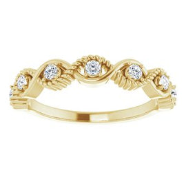 1/5 CTW Diamond Stackable Ring