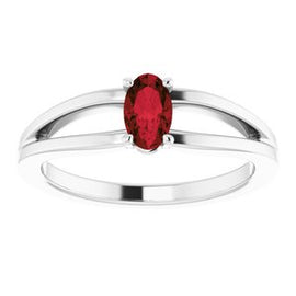 Chatham® Created Alexandrite Solitaire Youth Ring