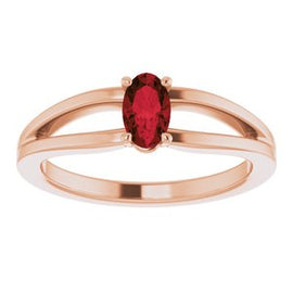 Chatham® Created Alexandrite Solitaire Youth Ring