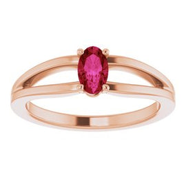 Chatham® Created Alexandrite Solitaire Youth Ring