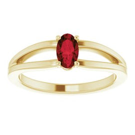 Chatham® Created Alexandrite Solitaire Youth Ring