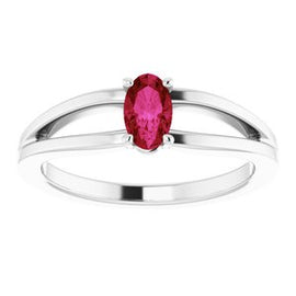 Chatham® Created Alexandrite Solitaire Youth Ring
