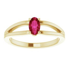 Chatham® Created Alexandrite Solitaire Youth Ring
