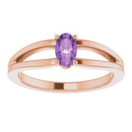 Chatham® Created Alexandrite Solitaire Youth Ring