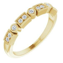 Load image into Gallery viewer, 1/6 CTW Diamond Anniversary Band
