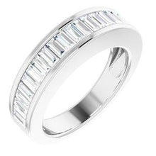 Load image into Gallery viewer, 1 CTW Diamond Baguette Anniversary Band
