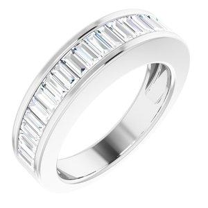 1 CTW Diamond Baguette Anniversary Band