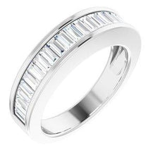 Load image into Gallery viewer, 1 CTW Diamond Baguette Anniversary Band
