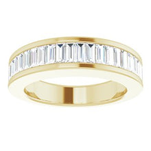 Load image into Gallery viewer, 1 CTW Diamond Baguette Anniversary Band
