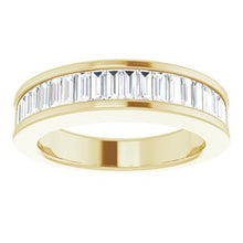 Load image into Gallery viewer, 1 CTW Diamond Baguette Anniversary Band
