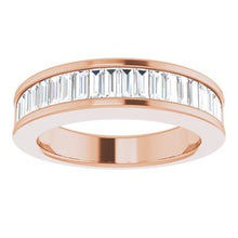 Load image into Gallery viewer, 1 CTW Diamond Baguette Anniversary Band
