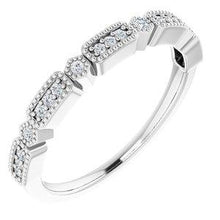 Load image into Gallery viewer, 1/10 CTW Diamond Anniversary Band
