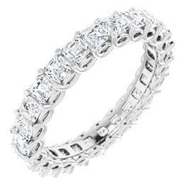 14K White 2 1/2 CTW Diamond Eternity Band