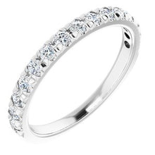 Load image into Gallery viewer, 14K White 1/4 CTW Lab-Grown Diamond Anniversary Band
