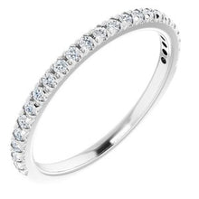 Load image into Gallery viewer, 14K White 1/4 CTW Lab-Grown Diamond Anniversary Band
