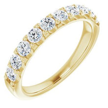 Load image into Gallery viewer, 14K Yellow 3/4 CTW Lab-Grown Diamond Anniversary Band
