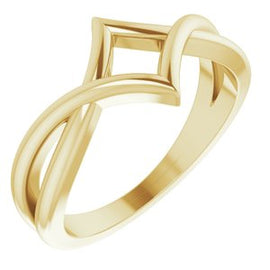 Geometric Negative Space Ring