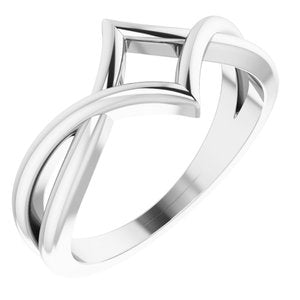 Geometric Negative Space Ring