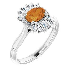 1 CTW Diamond Halo-Style Ring