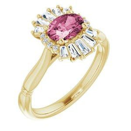1 CTW Diamond Halo-Style Ring