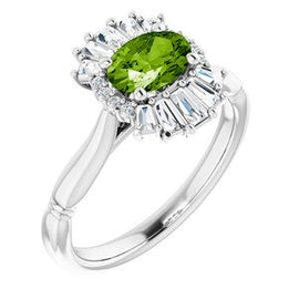 1 CTW Diamond Halo-Style Ring