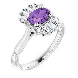 1 CTW Diamond Halo-Style Ring