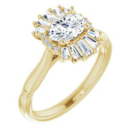 1 CTW Diamond Halo-Style Ring