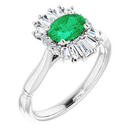 1 CTW Diamond Halo-Style Ring