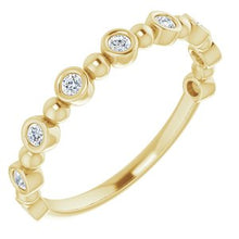 Load image into Gallery viewer, 14K White 1/5 CTW Natural Diamond Anniversary Band
