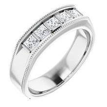 Load image into Gallery viewer, 14K White 3/4 CTW Natural Diamond Ring
