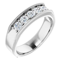 Load image into Gallery viewer, 14K White 3/4 CTW Natural Diamond Ring
