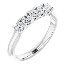 Load image into Gallery viewer, 14K White 3/8 CTW Natural Diamond Anniversary Band
