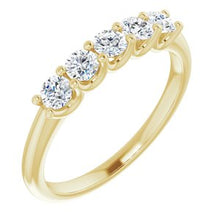 Load image into Gallery viewer, 14K White 1/2 CTW Natural Diamond Anniversary Band
