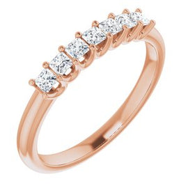 .06 CTW Diamond Negative Space Cross Ring