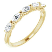 Load image into Gallery viewer, 14K White 3/8 CTW Natural Diamond Anniversary Band

